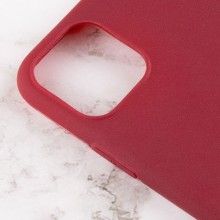 Силіконовий чохол Candy для Apple iPhone 12 Pro Max (6.7") – Бордовий