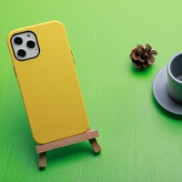 Кожаный чехол K-Doo Noble Collection для Apple iPhone 12 Pro Max (6.7") – Желтый