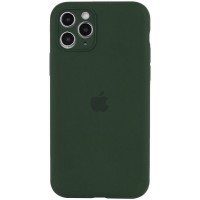 Чехол Silicone Case Full Camera Protective (AA) для Apple iPhone 12 Pro Max (6.7") – Зеленый