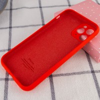 Чехол Silicone Case Full Camera Protective (AA) для Apple iPhone 12 Pro Max (6.7") – Красный