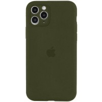 Чехол Silicone Case Full Camera Protective (AA) для Apple iPhone 12 Pro Max (6.7") – Зеленый