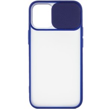 Чохол Camshield mate TPU зі шторкою для камери для Apple iPhone 12 Pro Max (6.7") – Синій