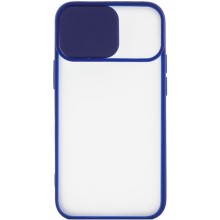 Чохол Camshield mate TPU зі шторкою для камери для Apple iPhone 12 Pro Max (6.7") – Синій