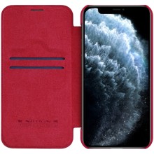 Кожаный чехол (книжка) Nillkin Qin Series для Apple iPhone 12 Pro Max (6.7") – Красный