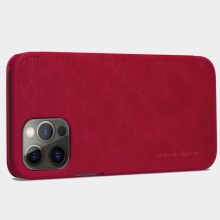 Кожаный чехол (книжка) Nillkin Qin Series для Apple iPhone 12 Pro Max (6.7") – Красный
