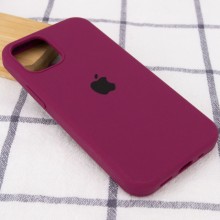 Чохол Silicone Case Full Protective (AA) для Apple iPhone 12 Pro Max (6.7") – Бордовий