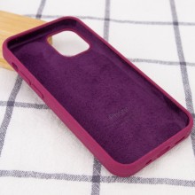 Чехол Silicone Case Full Protective (AA) для Apple iPhone 12 Pro Max (6.7") – Бордовый