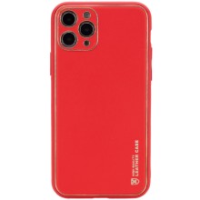 Кожаный чехол Xshield для Apple iPhone 12 Pro Max (6.7") – Красный