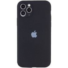 Чехол Silicone Case Full Camera Protective (AA) для Apple iPhone 12 Pro Max (6.7") – Черный