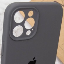 Чехол Silicone Case Full Camera Protective (AA) для Apple iPhone 12 Pro Max (6.7") – Серый