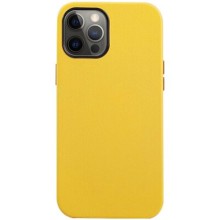 Шкіряний чохол K-Doo Noble Collection для Apple iPhone 12 Pro Max (6.7") – Жовтий