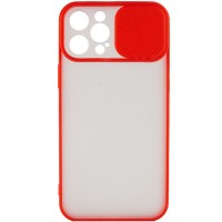 Чехол Camshield mate TPU со шторкой для камеры для Apple iPhone 12 Pro Max (6.7") – Красный
