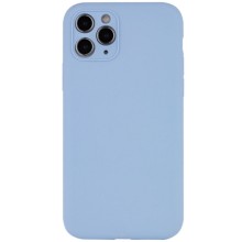 Чохол Silicone Case Full Camera Protective (AA) NO LOGO для Apple iPhone 12 Pro Max (6.7") – Блакитний