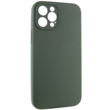 Чохол Silicone Case Full Camera Protective (AA) NO LOGO для Apple iPhone 12 Pro Max (6.7") – Зелений