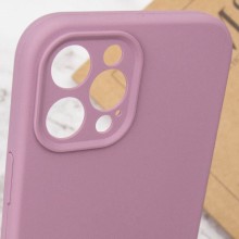 Чохол Silicone Case Full Camera Protective (AA) NO LOGO для Apple iPhone 12 Pro Max (6.7") – Ліловий
