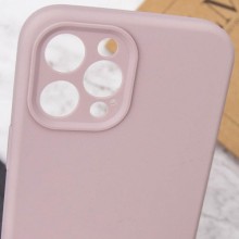 Чехол Silicone Case Full Camera Protective (AA) NO LOGO для Apple iPhone 12 Pro Max (6.7") – Серый