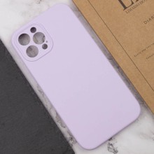 Чехол Silicone Case Full Camera Protective (AA) NO LOGO для Apple iPhone 12 Pro Max (6.7") – Сиреневый