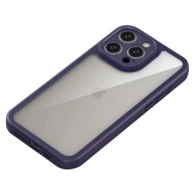 TPU чехол Transparent + Colour 1,5mm для Apple iPhone 12 Pro Max (6.7") – Purple