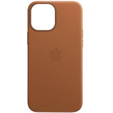 Кожаный чехол Leather Case (AAA) для Apple iPhone 12 Pro Max (6.7") – Brown