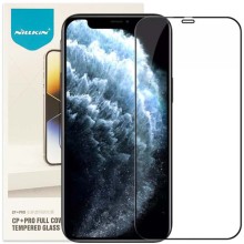 Захисне скло Nillkin (CP+PRO) для Apple iPhone 12 Pro Max (6.7") (Чорний)