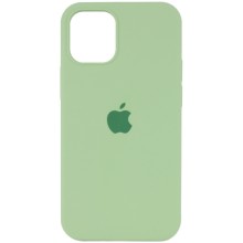 Чехол Silicone Case Full Protective (AA) для Apple iPhone 12 Pro Max (6.7") – Мятный