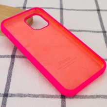 Чехол Silicone Case Full Protective (AA) для Apple iPhone 12 Pro Max (6.7") – Розовый