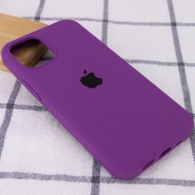 Чехол Silicone Case Full Protective (AA) для Apple iPhone 12 Pro Max (6.7") – Фиолетовый