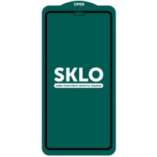 Захисне скло SKLO 5D (тех.пак) для Apple iPhone 12 Pro Max (6.7") (Чорний)