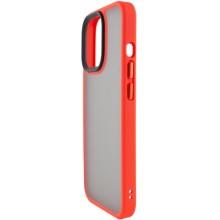 TPU+PC чехол Metal Buttons для Apple iPhone 12 Pro Max (6.7") – Красный
