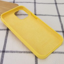 Чехол Silicone Case (AA) для Apple iPhone 12 Pro Max (6.7") – Желтый