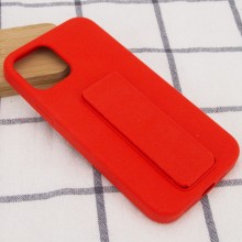 Чехол Silicone Case Hand Holder для Apple iPhone 12 Pro Max (6.7") – Красный