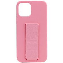 Чехол Silicone Case Hand Holder для Apple iPhone 12 Pro Max (6.7") – Розовый