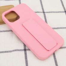 Чехол Silicone Case Hand Holder для Apple iPhone 12 Pro Max (6.7") – Розовый