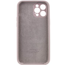 Чехол Silicone Case Full Camera Protective (AA) для Apple iPhone 12 Pro Max (6.7") – Серый