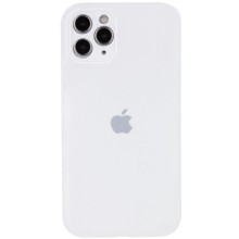 Чехол Silicone Case Full Camera Protective (AA) для Apple iPhone 12 Pro Max (6.7") – Белый