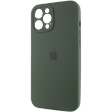 Чехол Silicone Case Full Camera Protective (AA) для Apple iPhone 12 Pro Max (6.7") – Зеленый