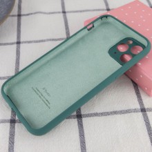 Чехол Silicone Case Full Camera Protective (AA) для Apple iPhone 12 Pro Max (6.7") – Зеленый