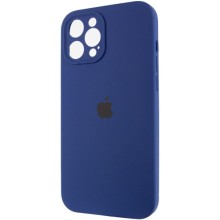 Чехол Silicone Case Full Camera Protective (AA) для Apple iPhone 12 Pro Max (6.7") – Синий