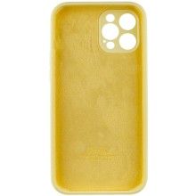 Чехол Silicone Case Full Camera Protective (AA) для Apple iPhone 12 Pro Max (6.7") – Желтый