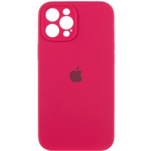 Чехол Silicone Case Full Camera Protective (AA) для Apple iPhone 12 Pro Max (6.7") – Красный