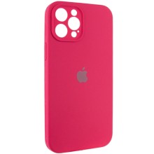 Чехол Silicone Case Full Camera Protective (AA) для Apple iPhone 12 Pro Max (6.7") – Красный