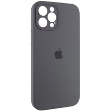 Чехол Silicone Case Full Camera Protective (AA) для Apple iPhone 12 Pro Max (6.7") – Серый