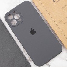 Чехол Silicone Case Full Camera Protective (AA) для Apple iPhone 12 Pro Max (6.7") – Серый