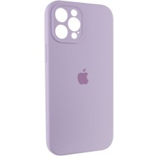 Чехол Silicone Case Full Camera Protective (AA) для Apple iPhone 12 Pro Max (6.7") – Сиреневый