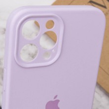 Чехол Silicone Case Full Camera Protective (AA) для Apple iPhone 12 Pro Max (6.7") – Сиреневый