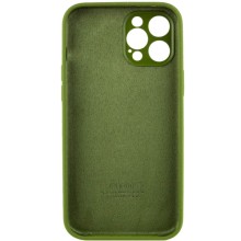 Чехол Silicone Case Full Camera Protective (AA) для Apple iPhone 12 Pro Max (6.7") – Зеленый