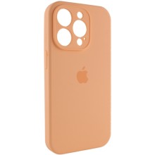 Чехол Silicone Case Full Camera Protective (AA) для Apple iPhone 12 Pro Max (6.7") – Оранжевый