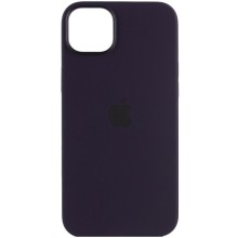 Чехол Silicone case (AAA) full with Magsafe для Apple iPhone 12 Pro Max (6.7") – Фиолетовый