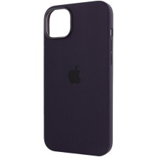 Чехол Silicone case (AAA) full with Magsafe для Apple iPhone 12 Pro Max (6.7") – Фиолетовый