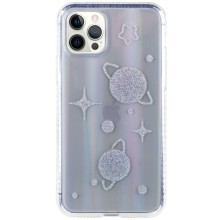 TPU+Glass чохол Aurora Space для Apple iPhone 12 Pro Max (6.7") (Планети)